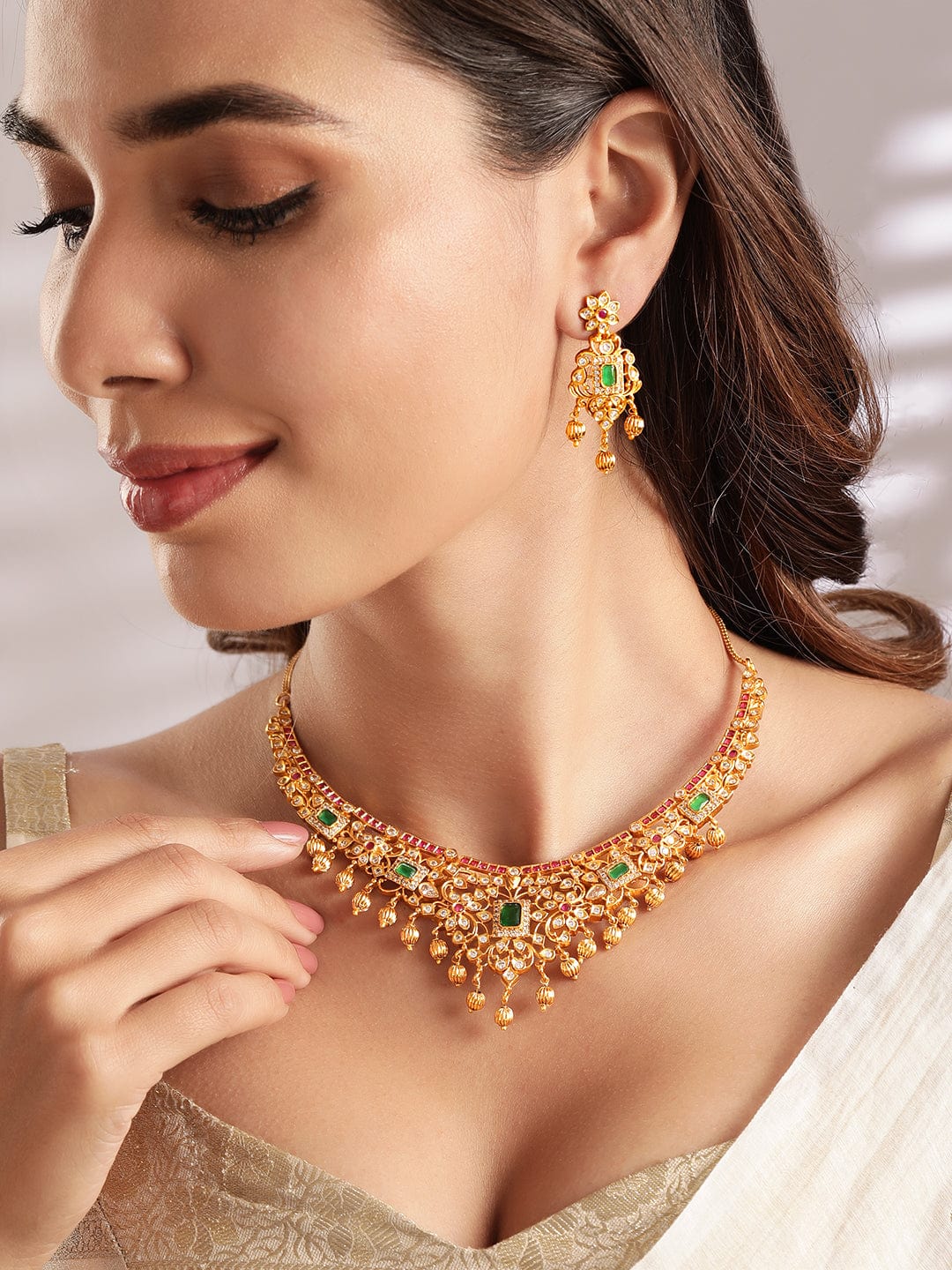 Graceful Golden Beads Necklace – Deara Fashion Accessories