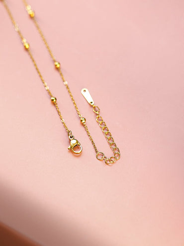 Rubans 22K Gold-Plated Heart Pendant Necklace RW19N408016 Necklace & Chains