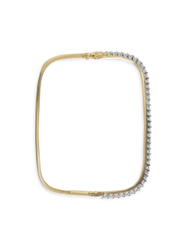 Rubans 22K Gold plated Zirconia studded dainty Classy Bracelet Bangles & Bracelets