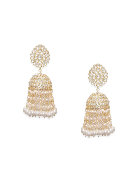 Shop Exquisite Collection of Gold Plated Jhumka Earrings – Rubans