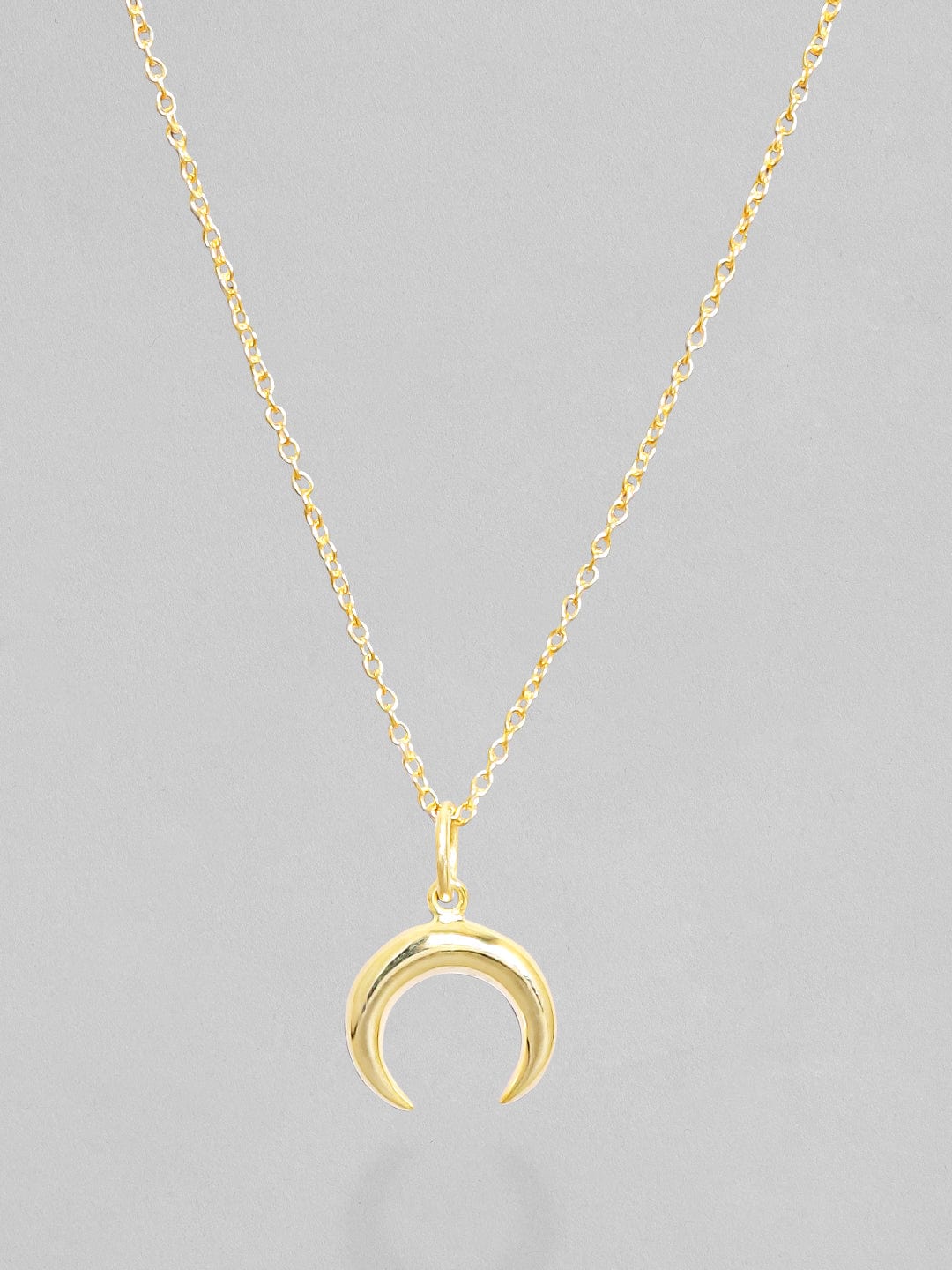 HADIA GERMAN SILVER CRESCENT MOON PENDANT NECKLACE Gold-plated Plated Metal  Necklace Price in India - Buy HADIA GERMAN SILVER CRESCENT MOON PENDANT  NECKLACE Gold-plated Plated Metal Necklace Online at Best Prices in