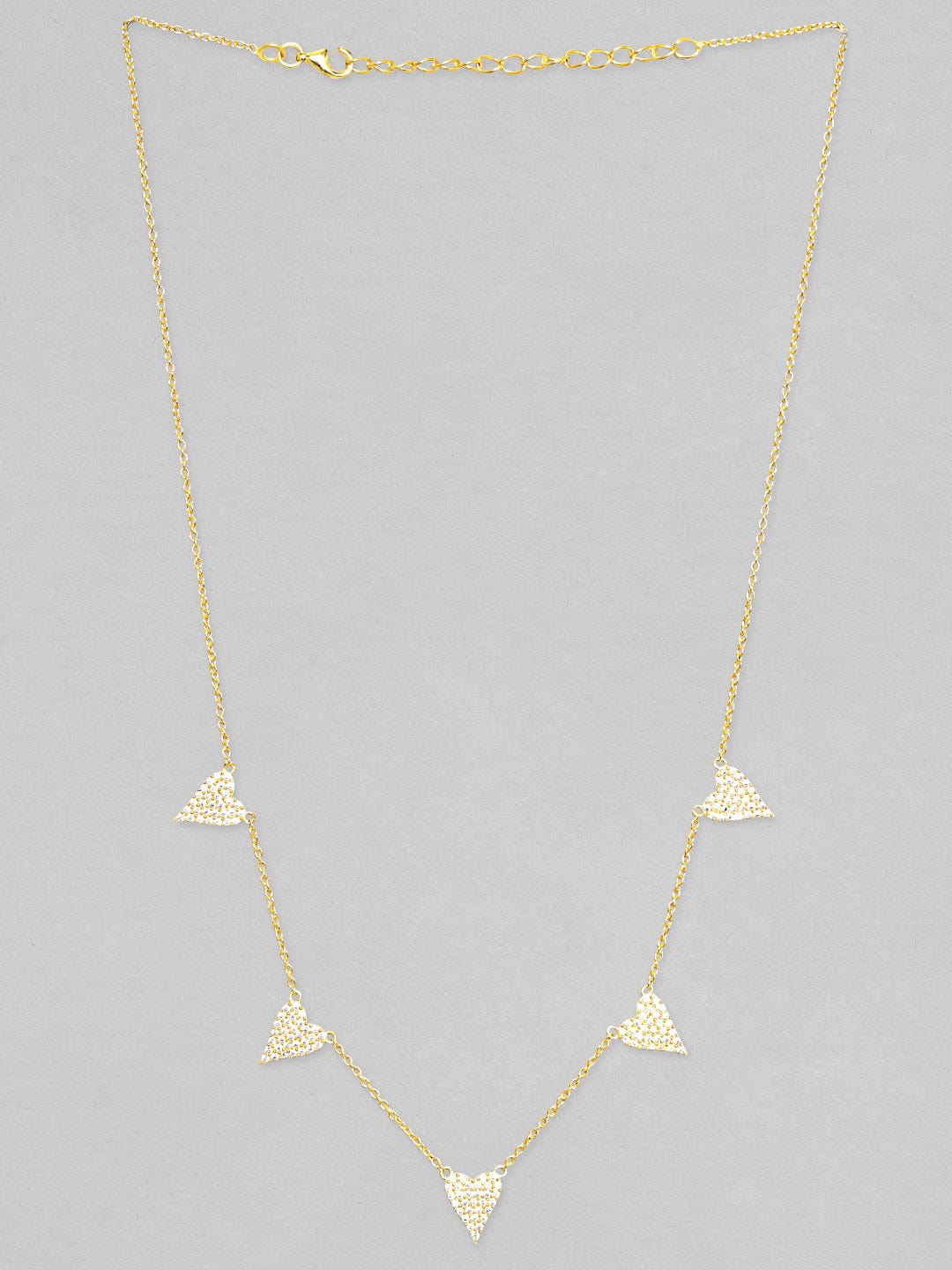 14K Gold Diamond Multi Heart Necklace – PMT