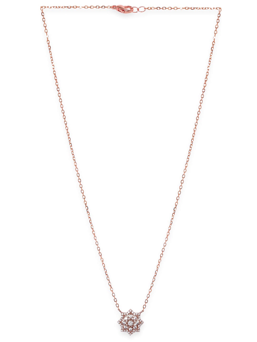 Floral Pendant Chain Necklace - PT100850 – Kaya Online