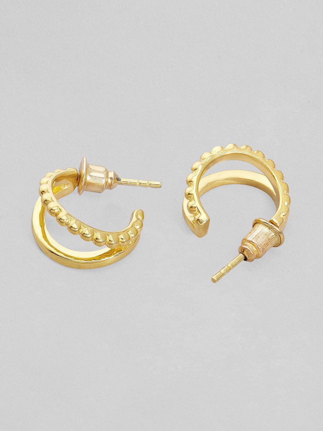 Small Crescent Moon Hoop Earrings – Anthony Lent