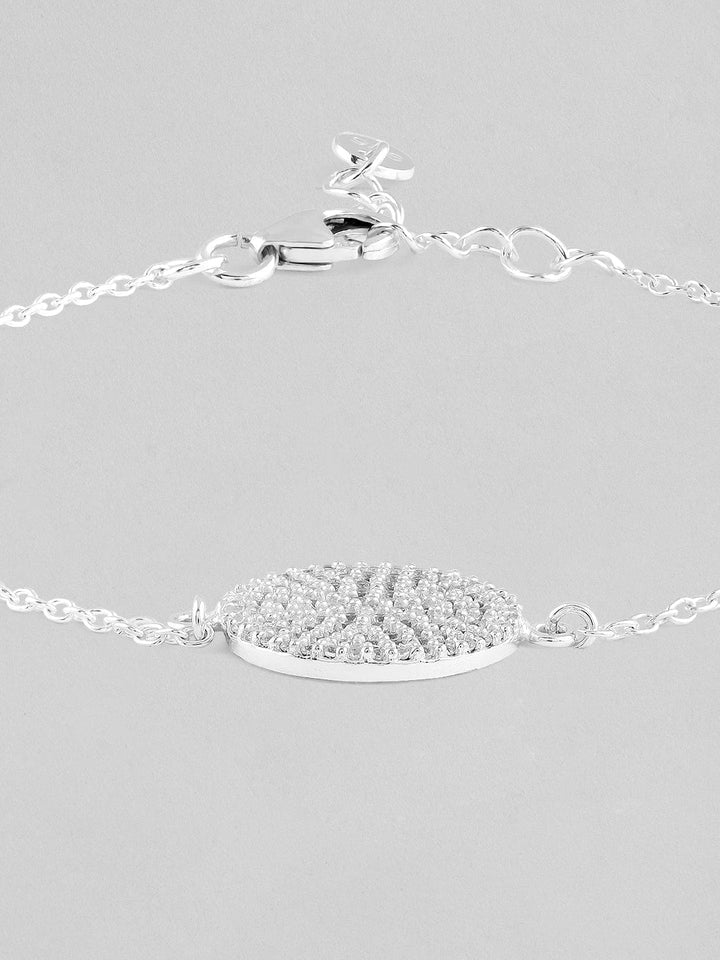 Rubans 925 Silver Shimmery Circle Bracelet Bangles & Bracelets