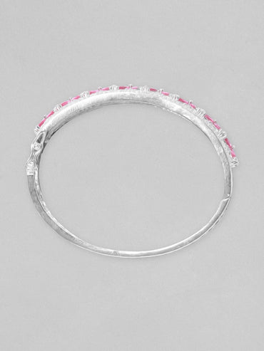 Rubans AD Pink Stone Rail Bracelet Bangles & Bracelets