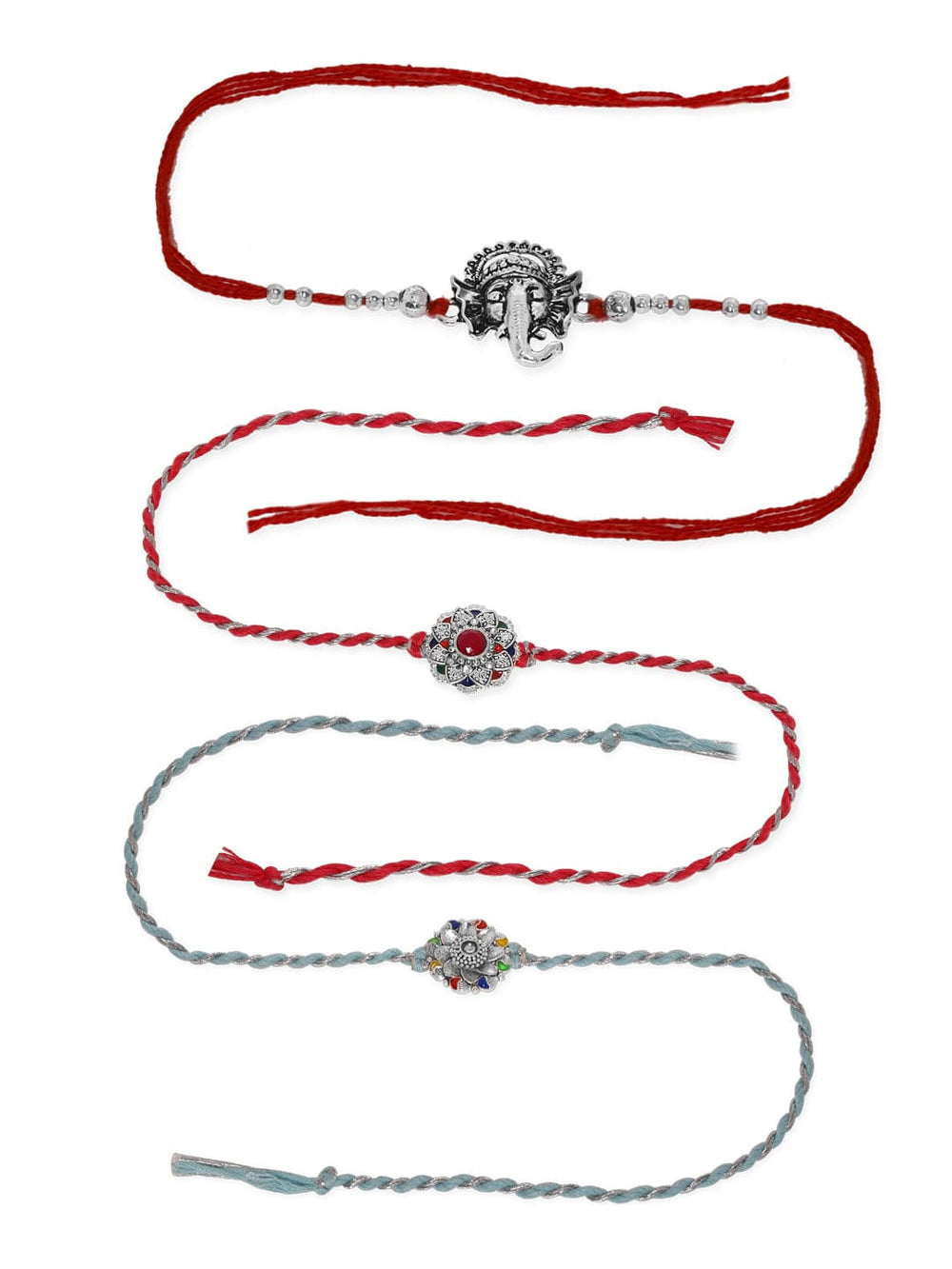 Rubans Bond of Love Set of 3 Rakhi Rakhi