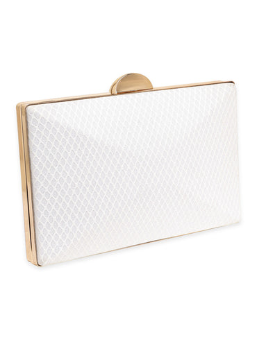 Rubans Dazzling Allure Handcrafted Shimmery Clutch Bag Handbag, Wallet Accessories & Clutche