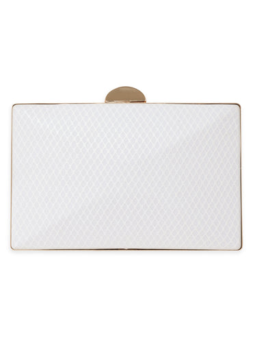 Rubans Dazzling Allure Handcrafted Shimmery Clutch Bag Handbag, Wallet Accessories & Clutche