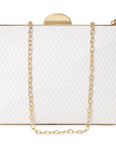 Rubans Dazzling Allure Handcrafted Shimmery Clutch Bag Handbag, Wallet Accessories & Clutche