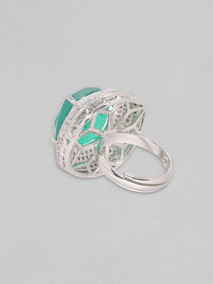 Rubans Emerald Dome Cocktail Ring Rings