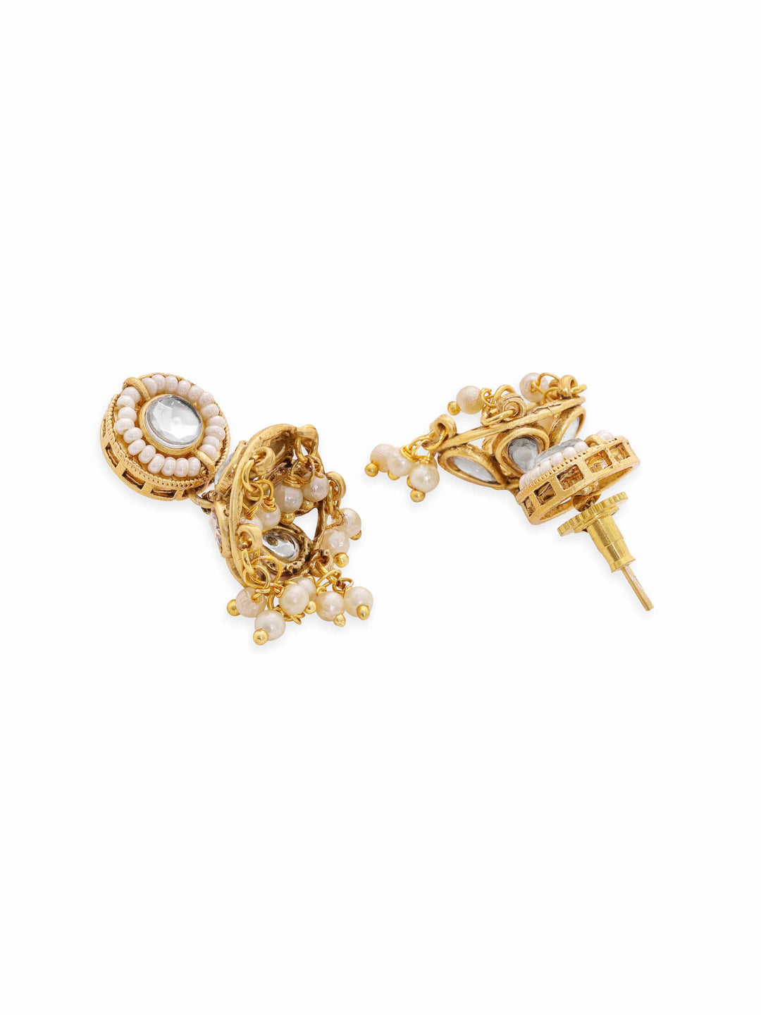 Rubans Enchanting Radiance 22K Gold Plated Kundan and Pearl beaded Choker jewelry Set Jewellery Sets