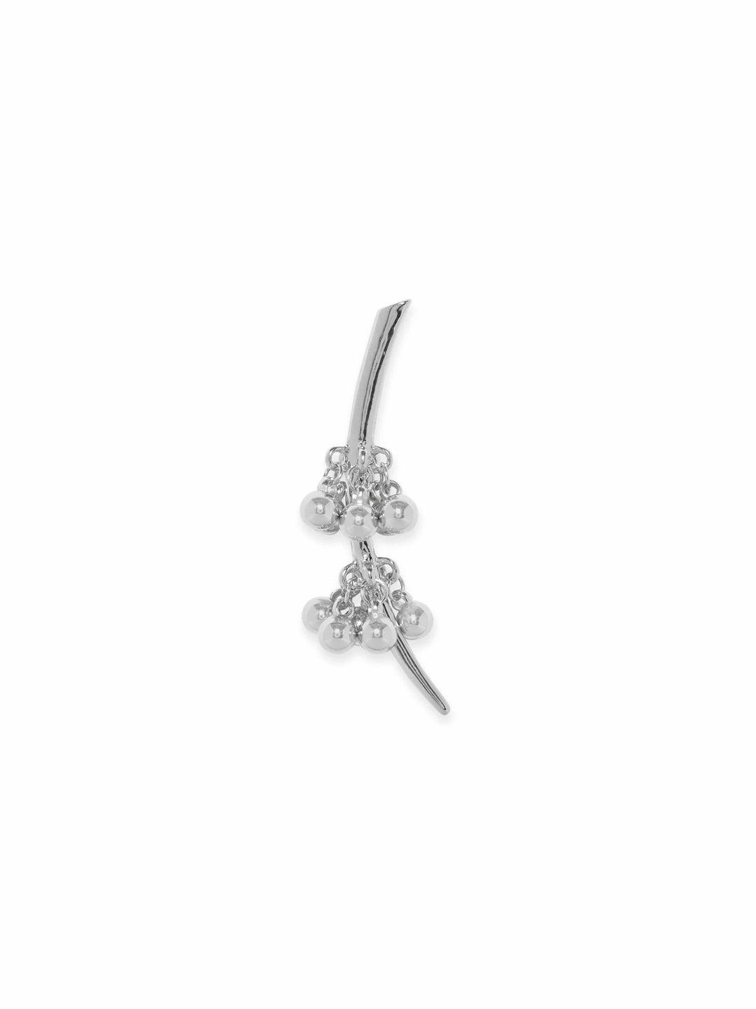 Rubans Ethereal Cascades Silver Tone Drop Earrings Earrings