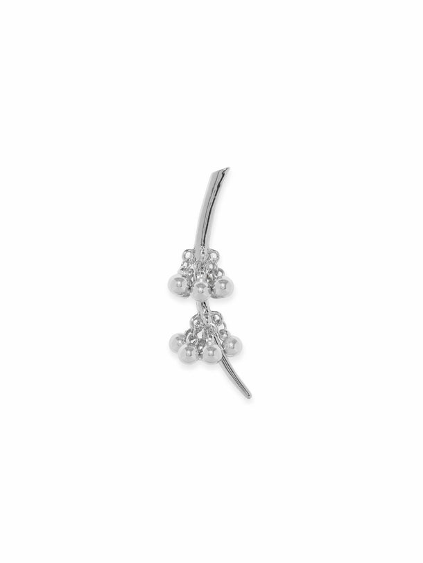 Rubans Ethereal Cascades Silver Tone Drop Earrings Earrings