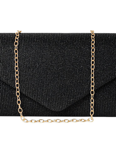 Rubans Ethereal Glamour Handcrafted Shimmery Clutch Handbag, Wallet Accessories & Clutches