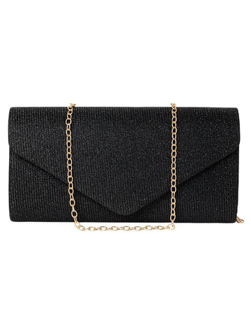 Rubans Ethereal Glamour Handcrafted Shimmery Clutch Handbag, Wallet Accessories & Clutches