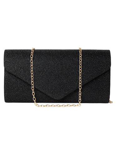 Rubans Ethereal Glamour Handcrafted Shimmery Clutch Handbag, Wallet Accessories & Clutches