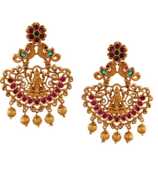 Latest Designs Gold Chandbali Earring – Welcome to Rani Alankar