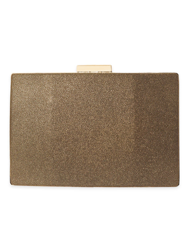 Rubans Gilded Glamour Handcrafted Shimmery Clutch Bag Handbag, Wallet Accessories & Clutches