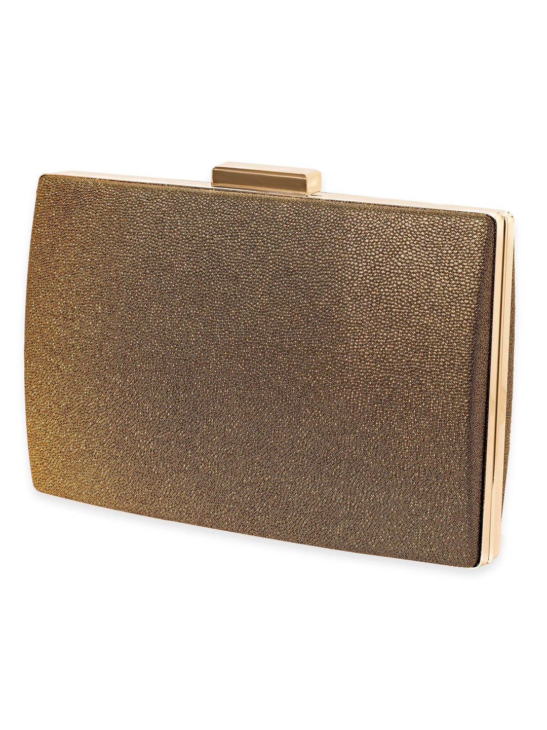 Rubans Gilded Glamour Handcrafted Shimmery Clutch Bag Handbag, Wallet Accessories & Clutches