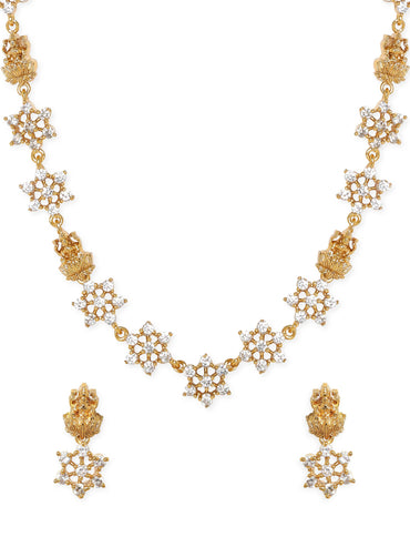Rubans Gold-Plated AD Stone Jewellery Set Jewellery Sets
