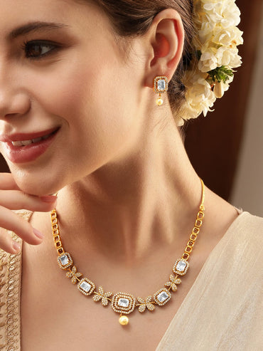 Rubans Gold-Plated Beaded Jewellery Set Jewellery Sets