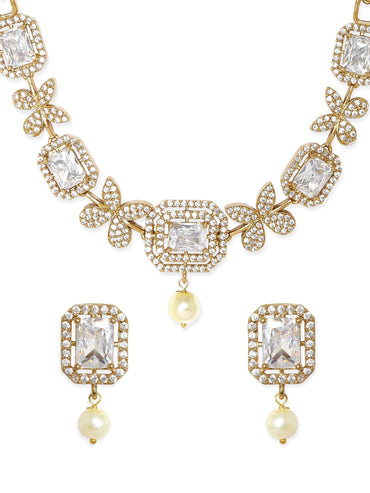 Rubans Gold-Plated Beaded Jewellery Set Jewellery Sets