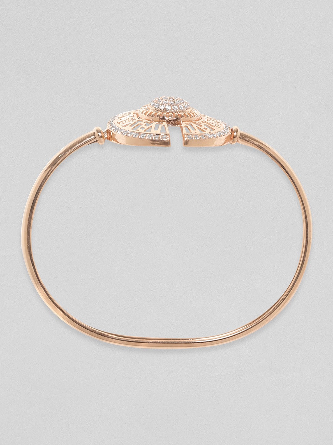 My Daily Styles Womens Hinged CZ Bangle Bracelet