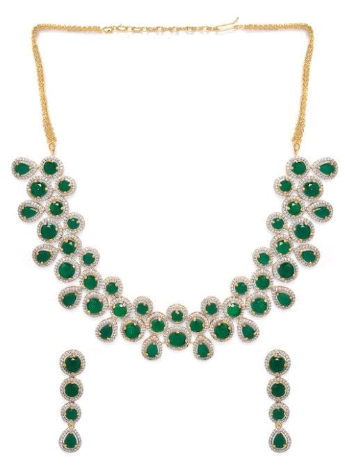 Emerald Green Statement Necklace - Trendolla Jewelry | Emerald green statement  necklace, Green statement necklace, Statement necklace