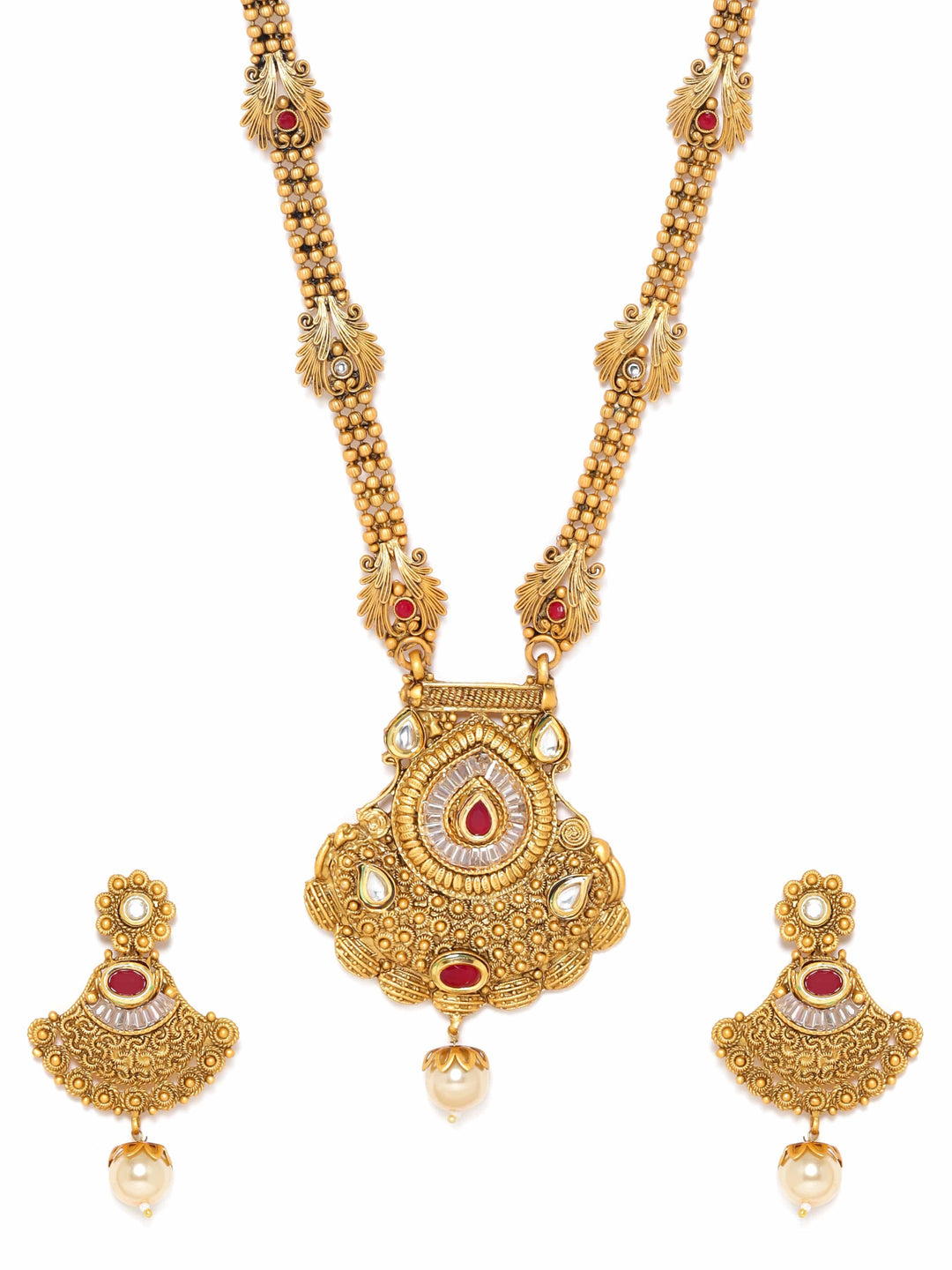 Rubans Gold Plated Jewellery Set Jewellery Sets
