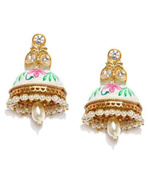 Hand Painted Jhumka Meenakari Earings Manufacturers India