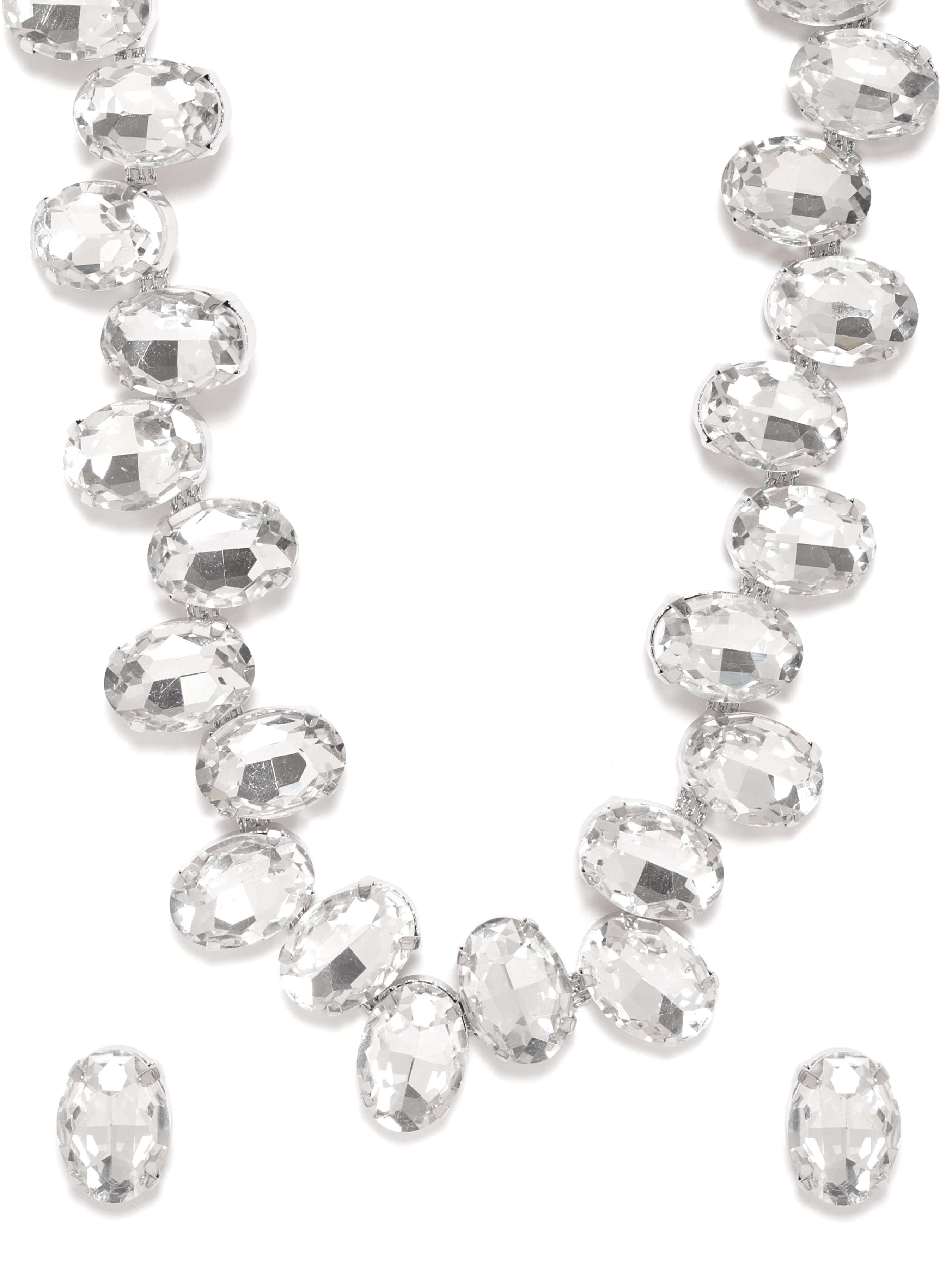 Buy Zaveri Pearls White Pearls Necklace Set-ZPFK17227 Online At Best Price  @ Tata CLiQ