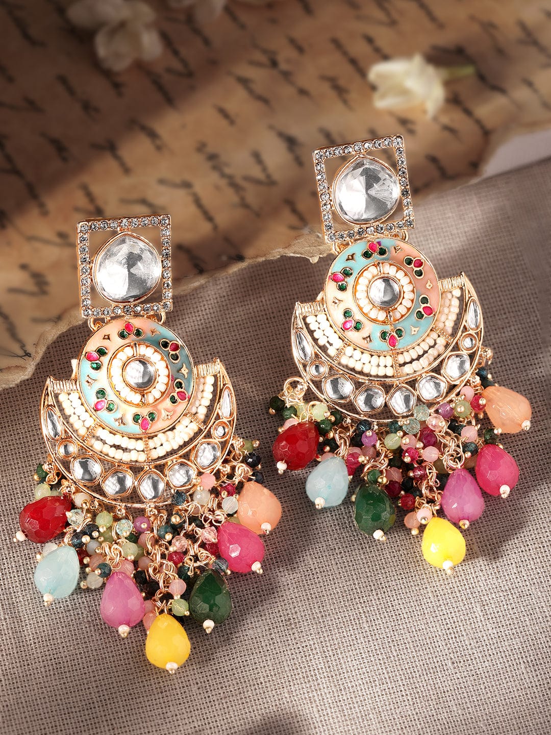 kundan chandbali earrings kce230093 – RevaBeads