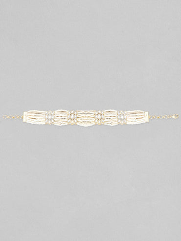 Rubans Kundan Pearl Bracelet Bangles & Bracelets
