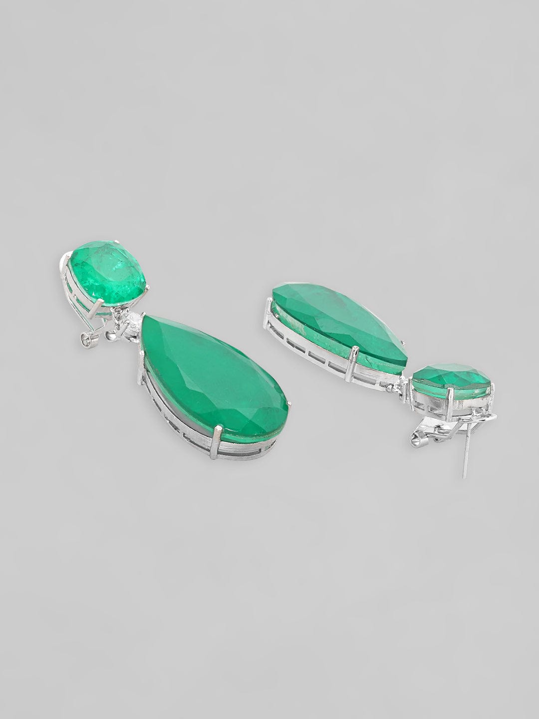 Emerald drop costume earrings – TheWORLDofXOX