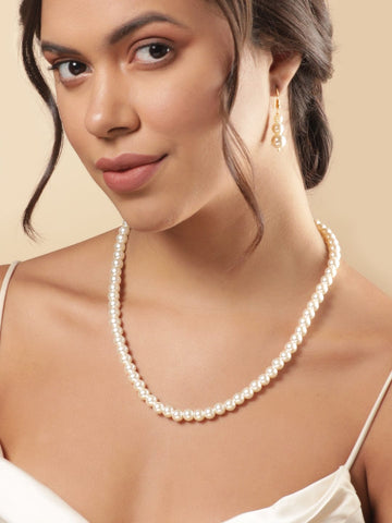 Rubans Pearlescent Perfection Exquisite Beaded Necklace Set Jewellery Sets