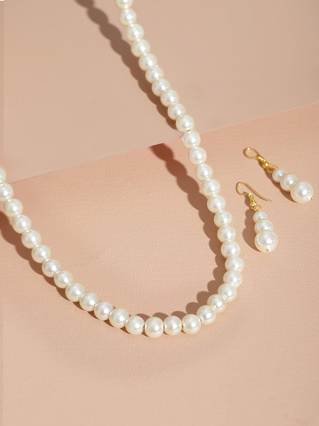 Rubans Pearlescent Perfection Exquisite Beaded Necklace Set Jewellery Sets