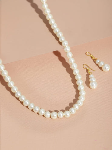 Rubans Pearlescent Perfection Exquisite Beaded Necklace Set Jewellery Sets