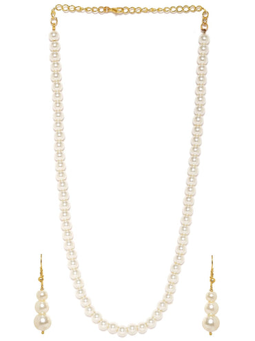 Rubans Pearlescent Perfection Exquisite Beaded Necklace Set Jewellery Sets