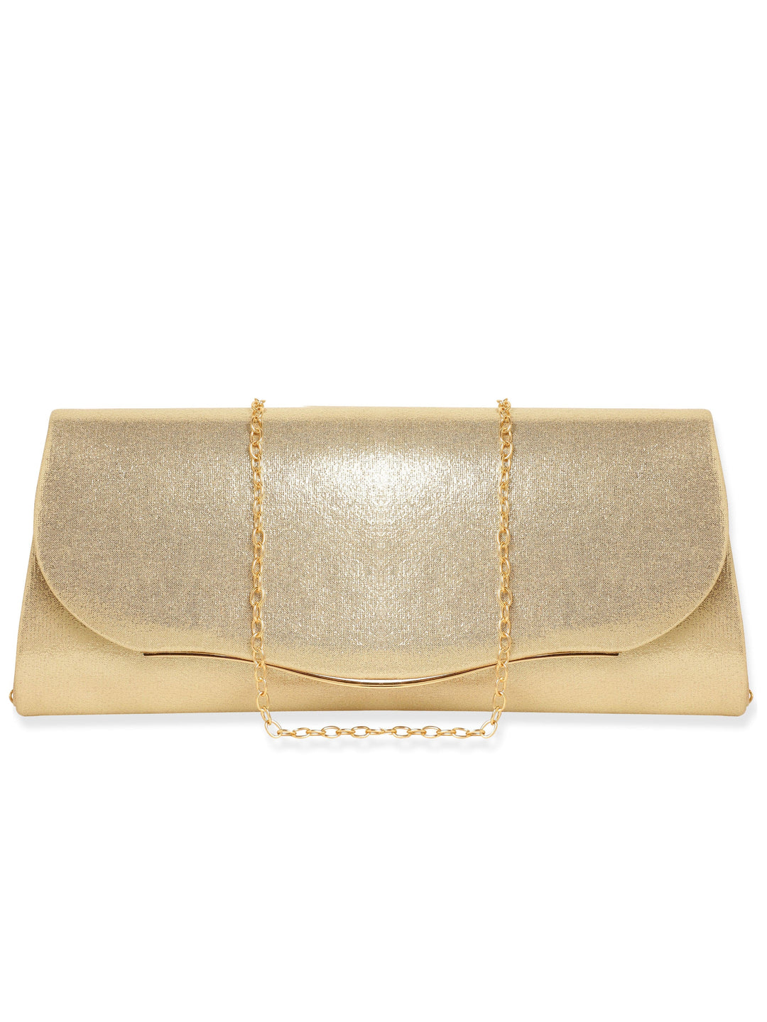 Purse Clutch Color Champagne Rubans Radiant Sophistication