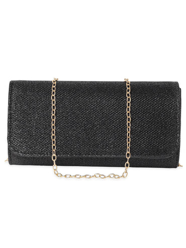 Rubans Radiant Splendor Handcrafted Shimmery Clutch Handbag, Wallet Accessories & Clutches