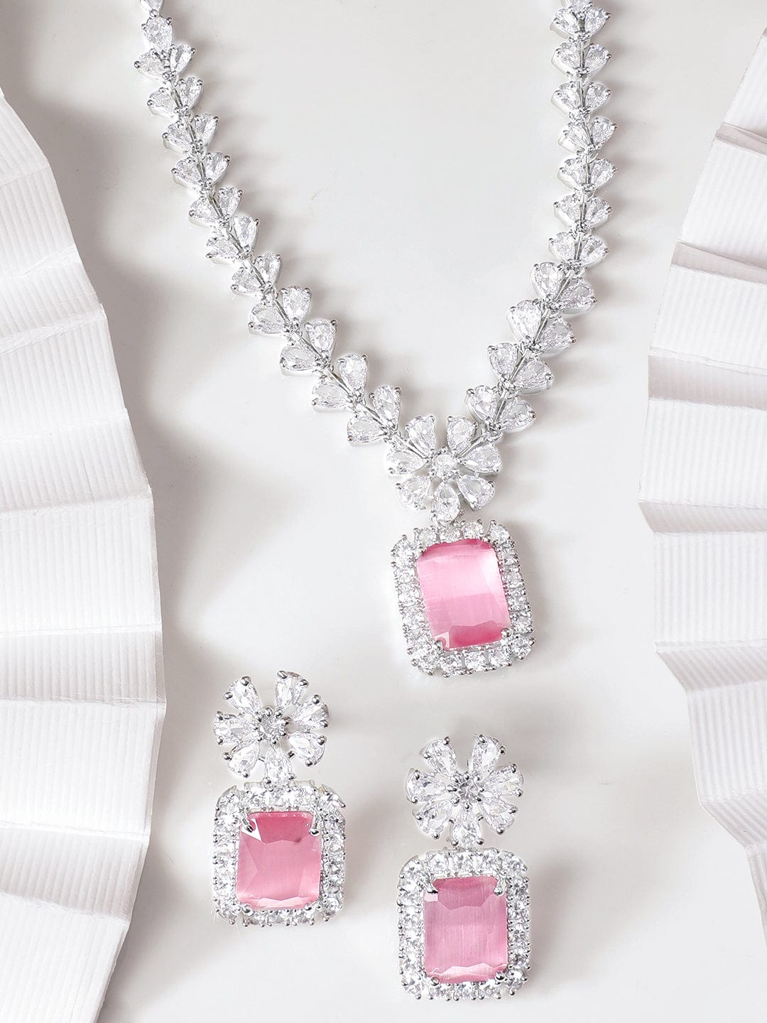 Pink Diamond Necklace