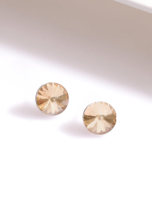 Rubans Rhoduim-Plated Cascade and Bold Layered Dainty Zirconia Necklace set Jewellery Set