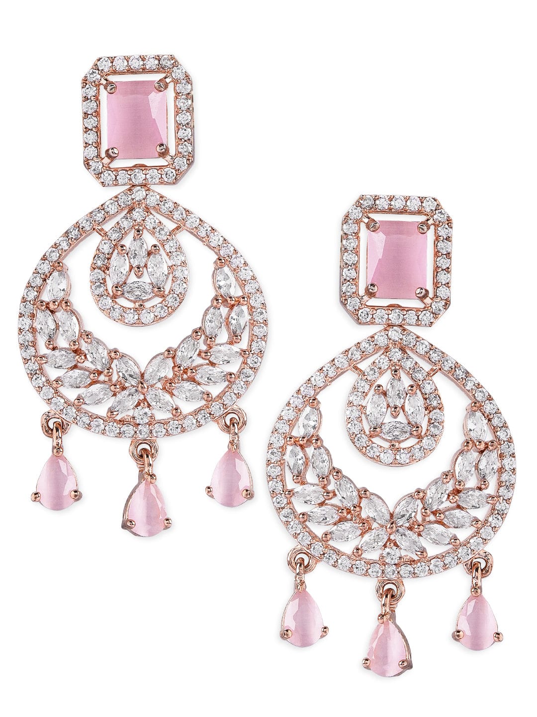 Blush Pink Dangle Earrings - Shop Bridal Jewelry | Dareth Colburn