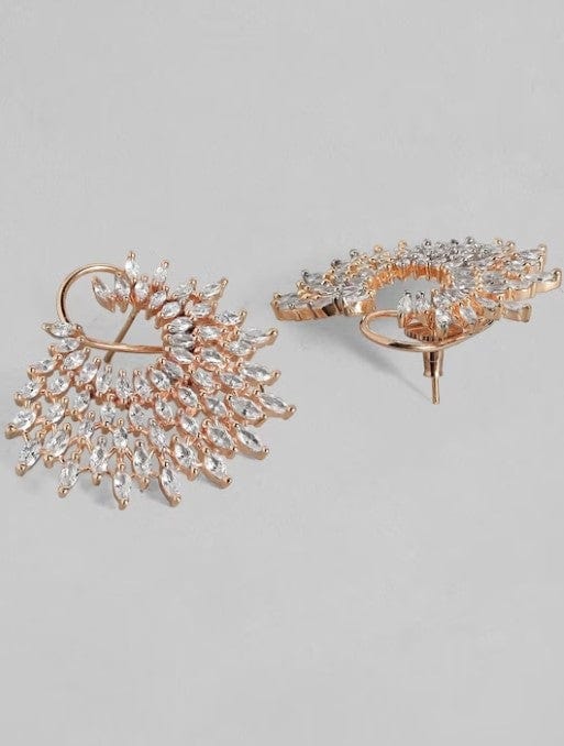 Diamond Flower Earrings | 18K Gold Stud Earrings | Noemie – Noémie