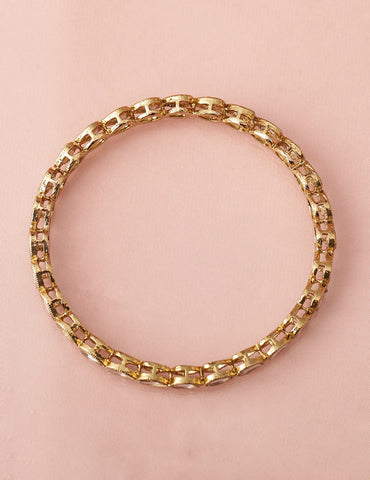 Rubans Set of 4 18K Mehandi Gold-Plated Kundan Studded Handcrafted Traditional Bangles Bangles & Bracelets