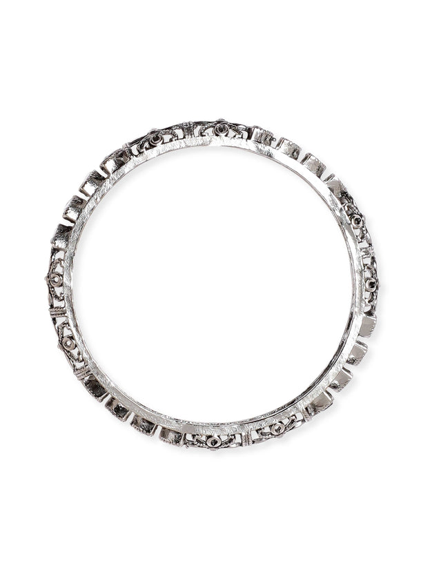 Rubans Set of 4, Oxidized silver plated Filigree handcrafted handcrafted bangles Bangles & Bracelets