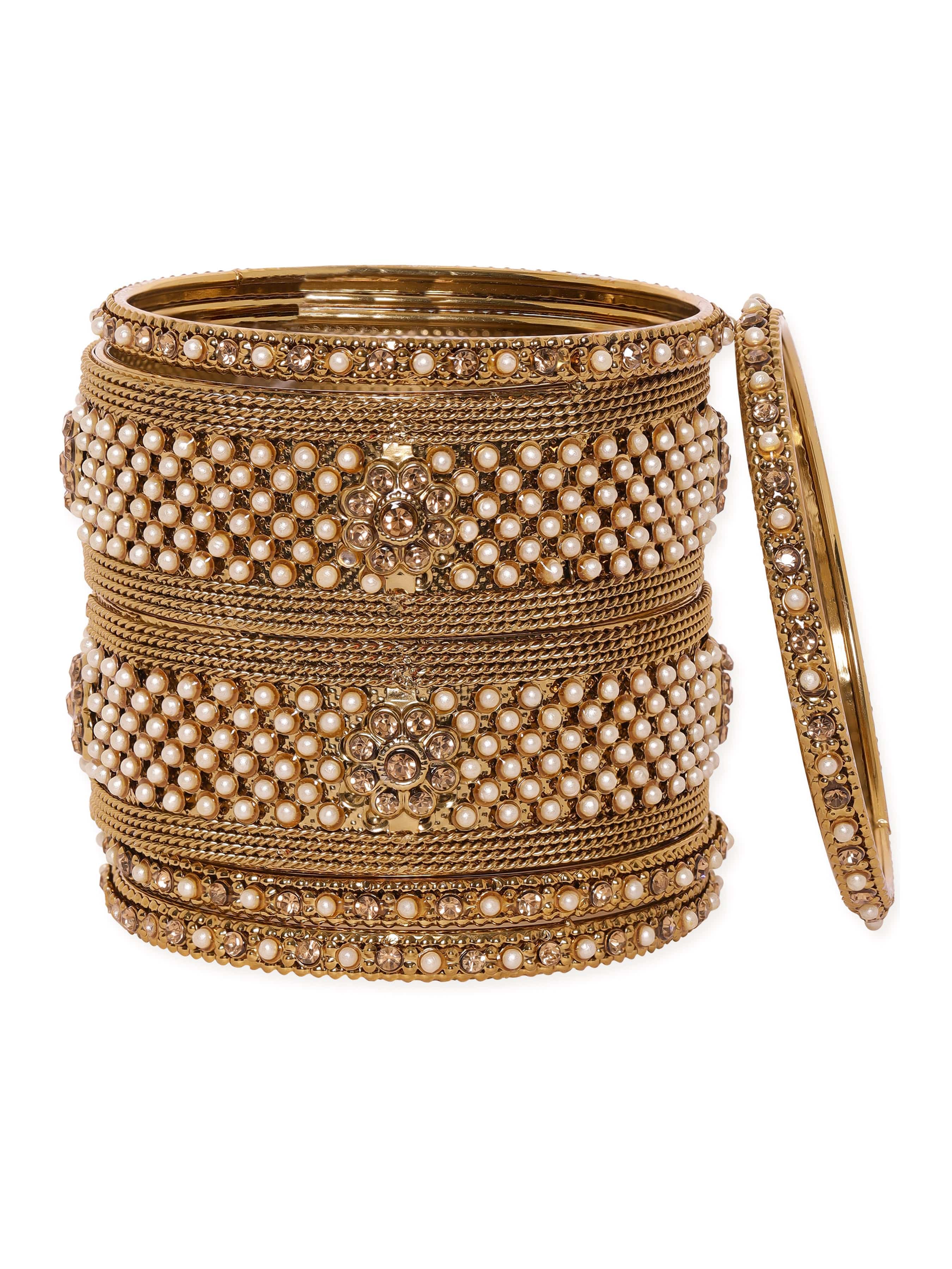 Efulgenz Boho Vintage Antique Gypsy Tribal Indian Oxidized Crystal Bracelets  Bangle Set Jewelry - Walmart.com