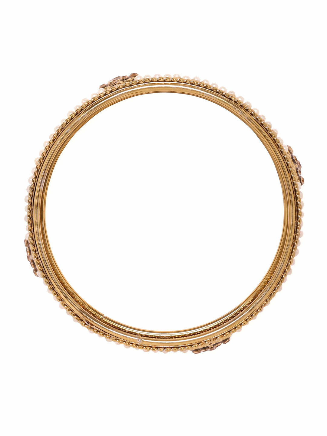 Rubans "Set of 6, Antique bangle pearl beaded classy bangles  " Bangles & Bracelets
