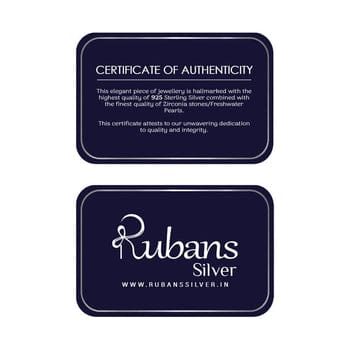 Rubans Silver 22k gold plated 925 starling silver zirconia studded contemporary Stud earring Earrings
